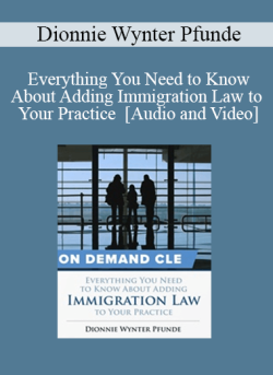 Audio and Video Everything You Need to Know About Adding Immigration Law to Your Practice Dionnie Wynter Pfunde 250x343 1 - eSys[GroupBuy]