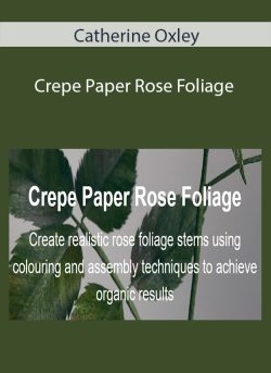 Catherine Oxley – Crepe Paper Rose Foliage
