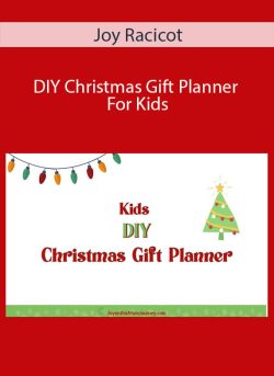 Joy Racicot – DIY Christmas Gift Planner For Kids