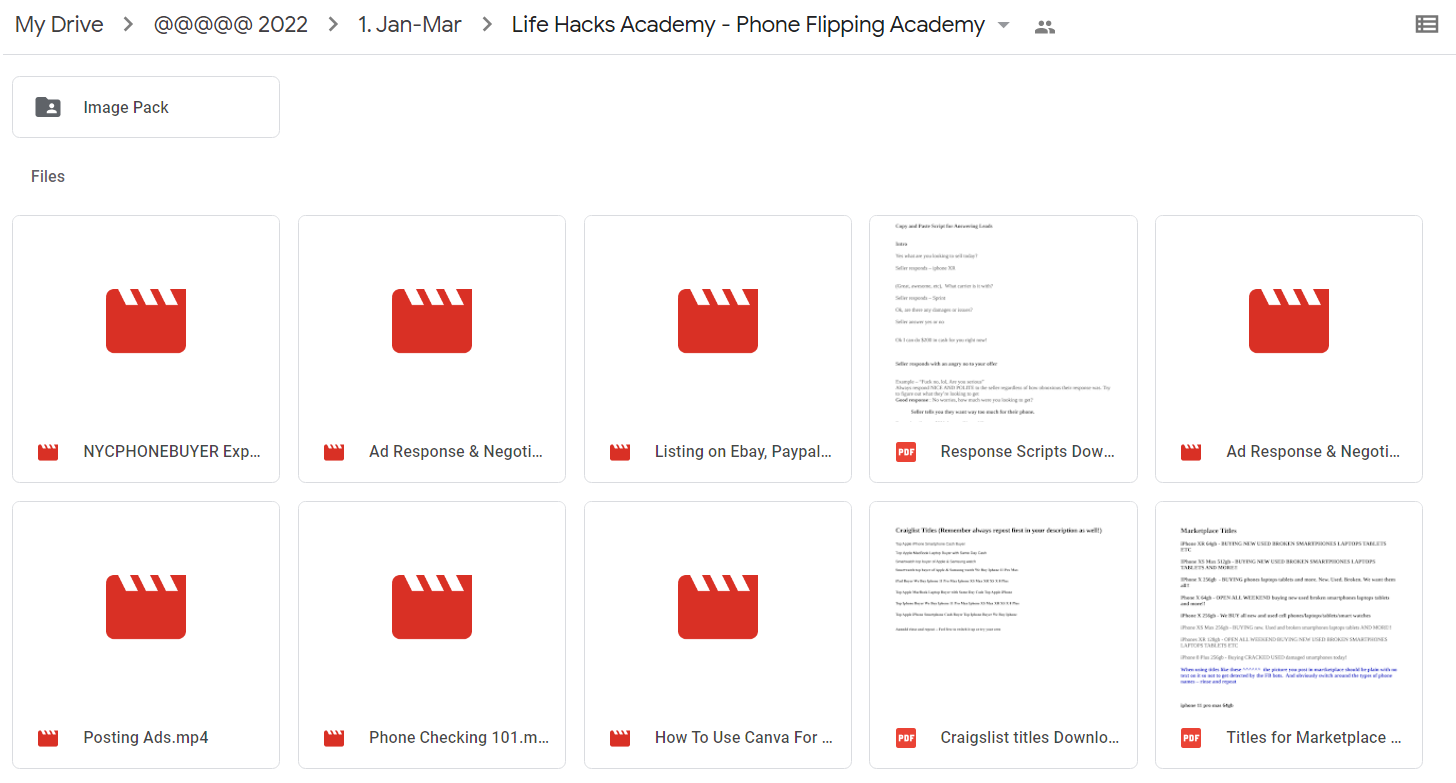 Phone Flipping Academy