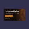 Lightness of Being Series - LB-LOB-EV